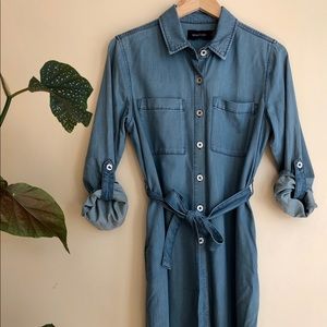'In a Daze' Chambray Shirtdress
